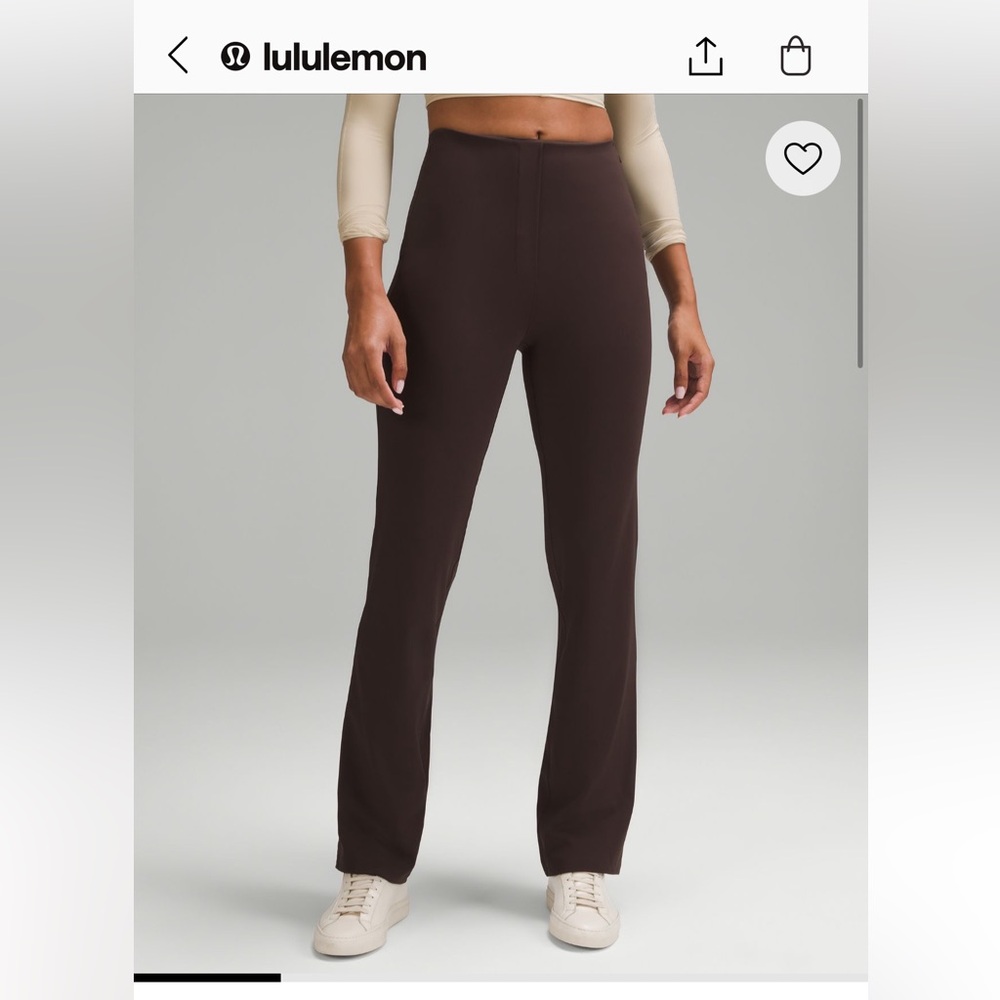 Lululemon Smooth Fit Pull On High Rise Pant- regular